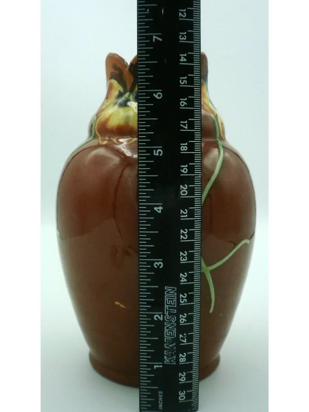 Antique Art Nouveau Vase By Paul Anna Wranitzky Jugenstil PAW Pansy Flower